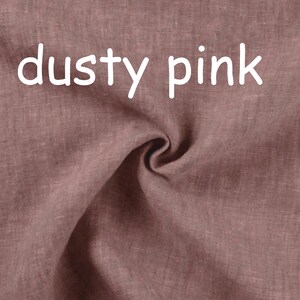 langer Leinenrock in Sanduhrform, langer Leinenrock in Sanduhrform, langer Sommer-Leinen-Chambray-Rock dusty pink