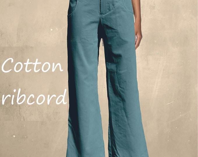 Corduroy pants, Cotton ribcord pants