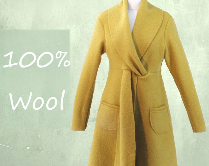 wool jacket, coat made of boiled wool, wool cardigan/jacket