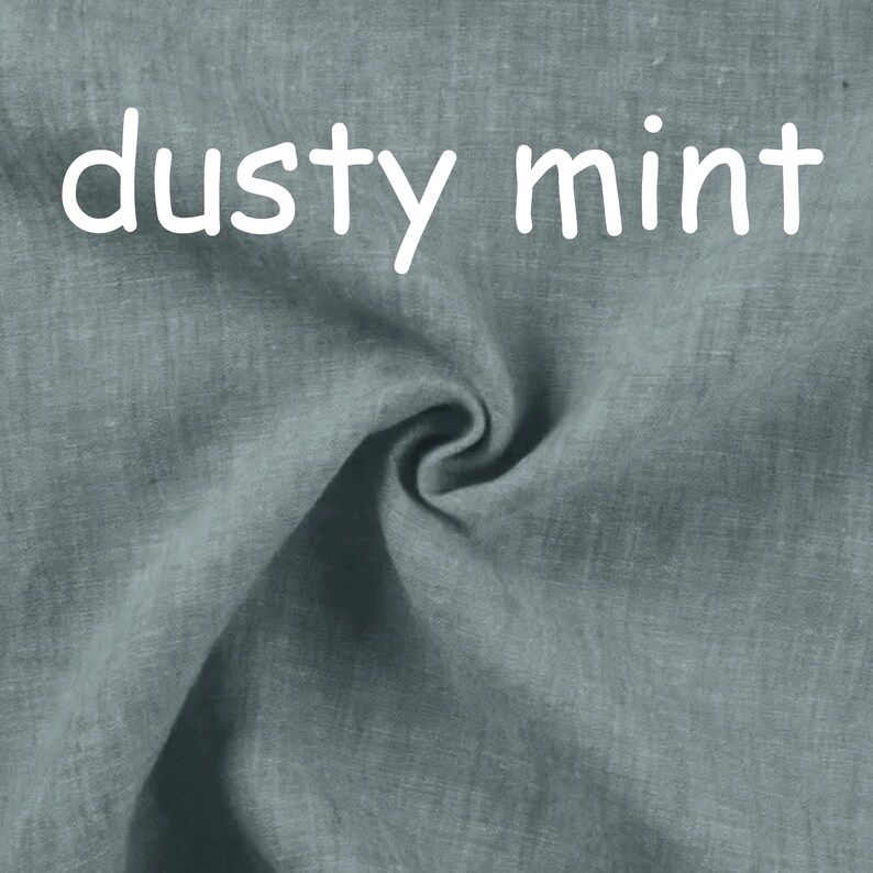 langer Leinenrock in Sanduhrform, langer Leinenrock in Sanduhrform, langer Sommer-Leinen-Chambray-Rock dusty mint