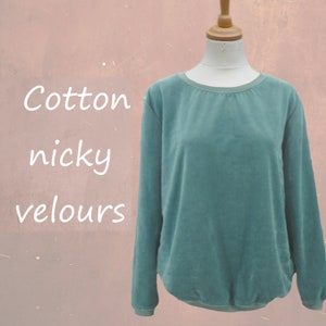 Samtpullover/Velourspullover