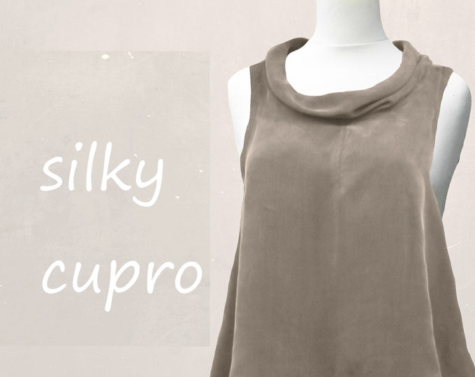 Cupro retro blouse