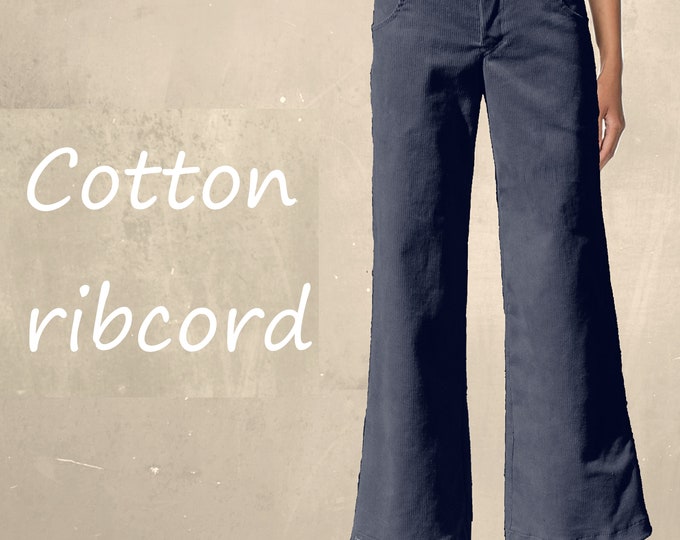 Heavy corduroy pants, Cotton ribcord pants