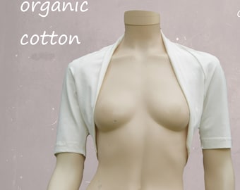 Zomer bolero van biologische katoen / bolero organic cotton