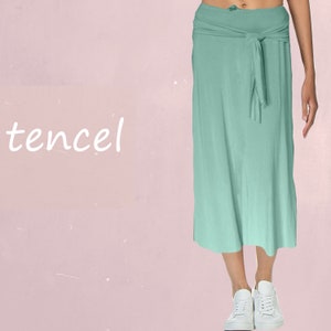 Falda de verano tencel / falda de verano tencel