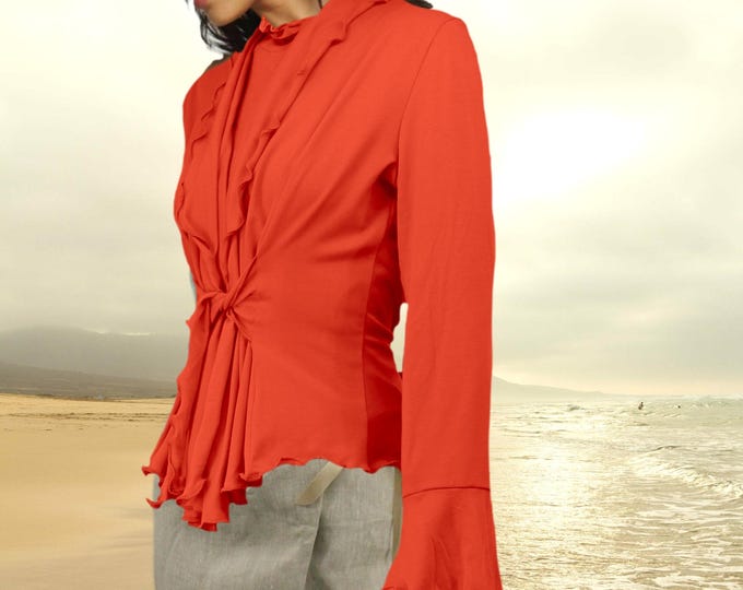 Tailered organic cotton cardigan