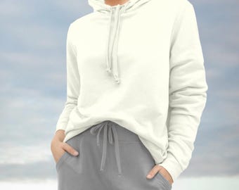 Sudadera con capucha de algodón orgánico suave y cálido / Sudadera con capucha de algodón orgánico suave y cálido