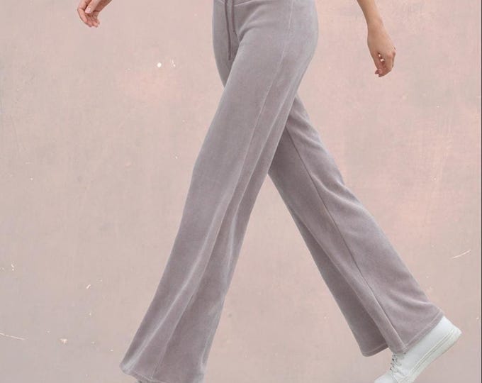 velours flared pants