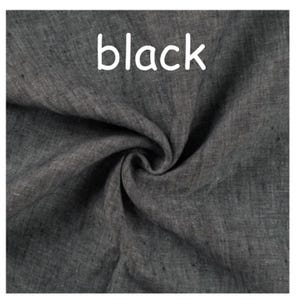 langer Leinenrock in Sanduhrform, langer Leinenrock in Sanduhrform, langer Sommer-Leinen-Chambray-Rock black