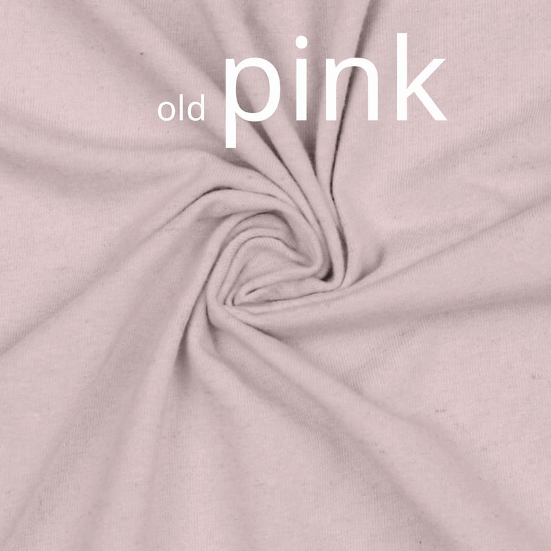 Basic T shirt in linnen- katoen mix / Basic linen- cotton T shirt old pink