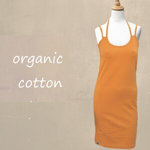 t shirt dress biological cotton, organic cotton basic dress, GOTS certified cotton dress, fair trade clothing, fair fashion, sustainable