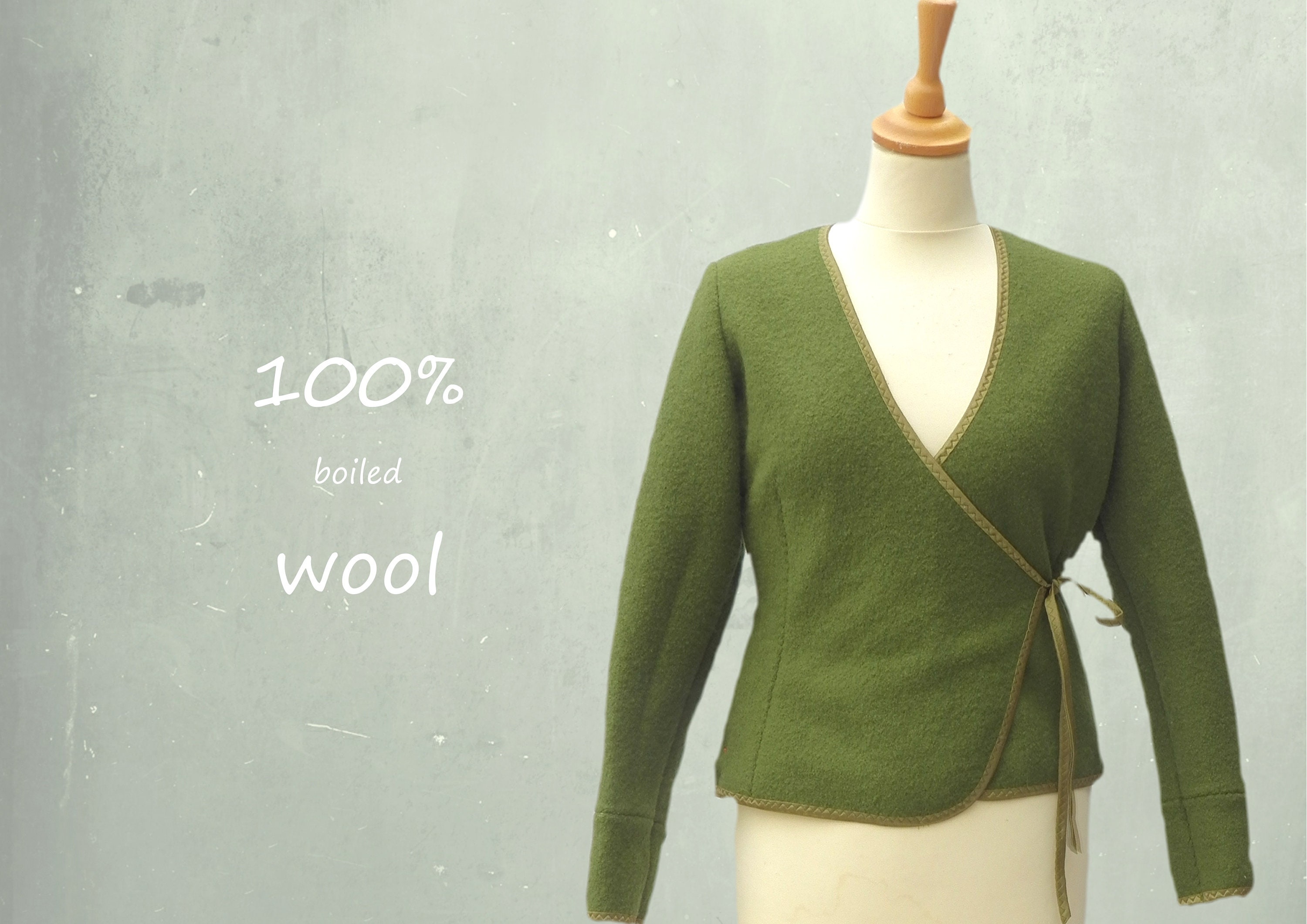 Boiled Wool Vest - Etsy UK
