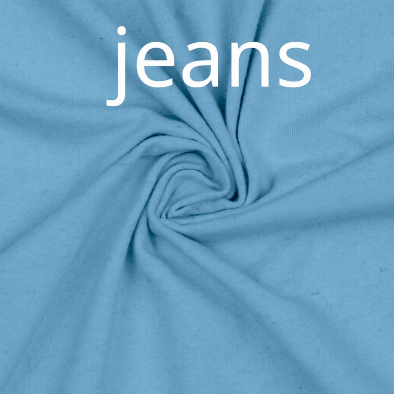 Basic T shirt in linnen- katoen mix / Basic linen- cotton T shirt jeans