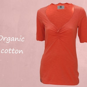 Cami-shirt made of organic cotton slubjersey