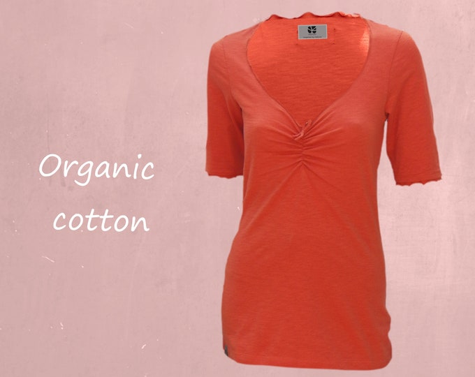 Cami-shirt made of organic cotton slubjersey