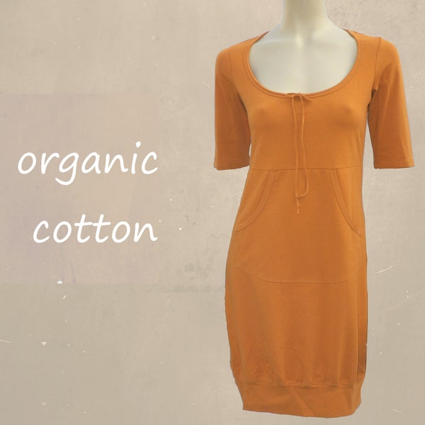 tunic organic cotton, sweater tunic biological cotton, sweater dress GOTS certified cotton