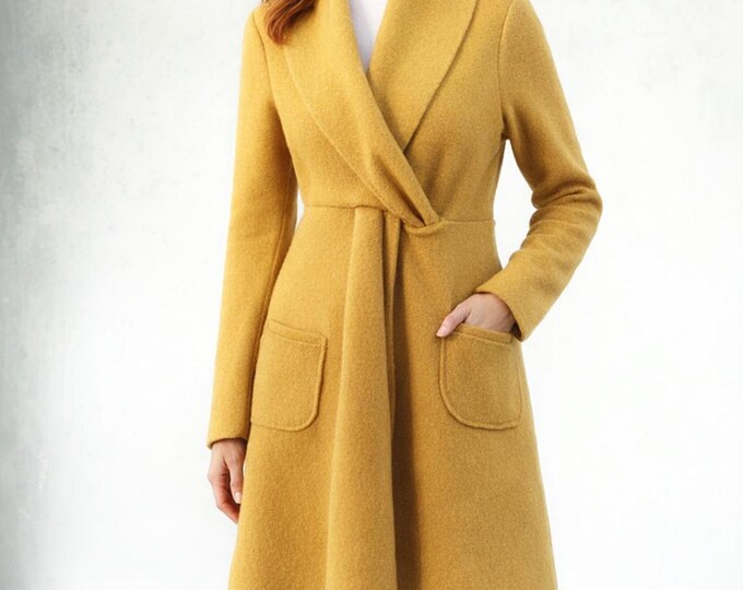 wool jacket, coat made of boiled wool, wool cardigan/jacket