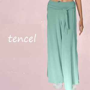 Pantalones palazzo tencel / pantalones palazzo tencel