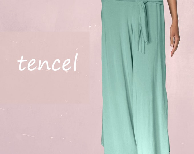 Tencel palazzo pants