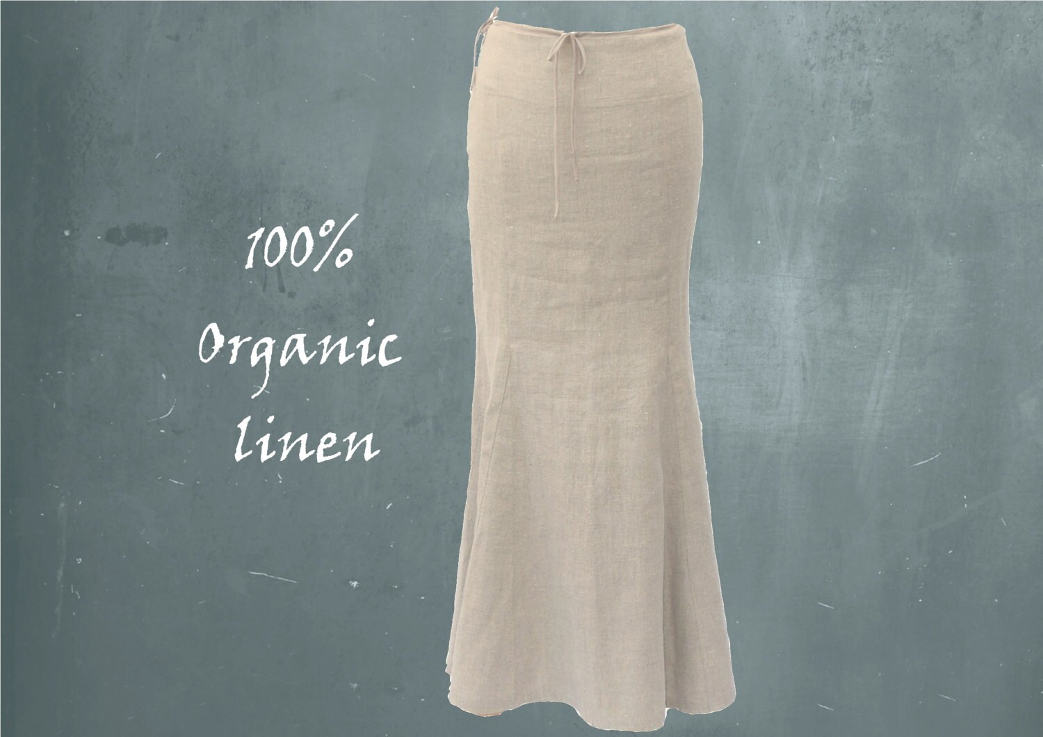 maxi skirt linen