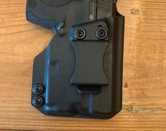 Smith and Wesson M&P Shield 9mm TLR-6 IWB inside waistband kydex holster adjustable cant clip