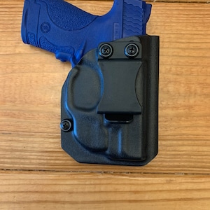 Kydex IWB Holster for Smith and Wesson Shield 1.0/ 2.0 with Crimson Trace laser attachment