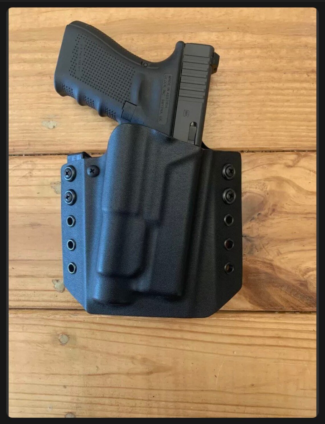 Kydex OWB holster for Glock 17/22/31 with attached TLR1 / Etsy