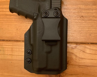 Glock 19/23/32 with APLc Inside Waistband Kydex Holster. Adjustable