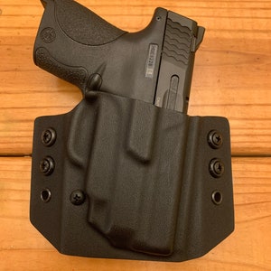 Kydex OWB Holster for M&P Shield 2.0 with integrated laser 9mm/ 40 only