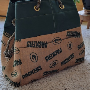 Green Bay, Packers, Beach Bag, Tote Bag, Weekender, Travel, Carry-on, Duffle, Gym, Yoga, Luggage, Boat Bag, Bridesmaid, Tailgate, Football