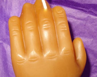 candle made of pure beeswax hand natural pattern