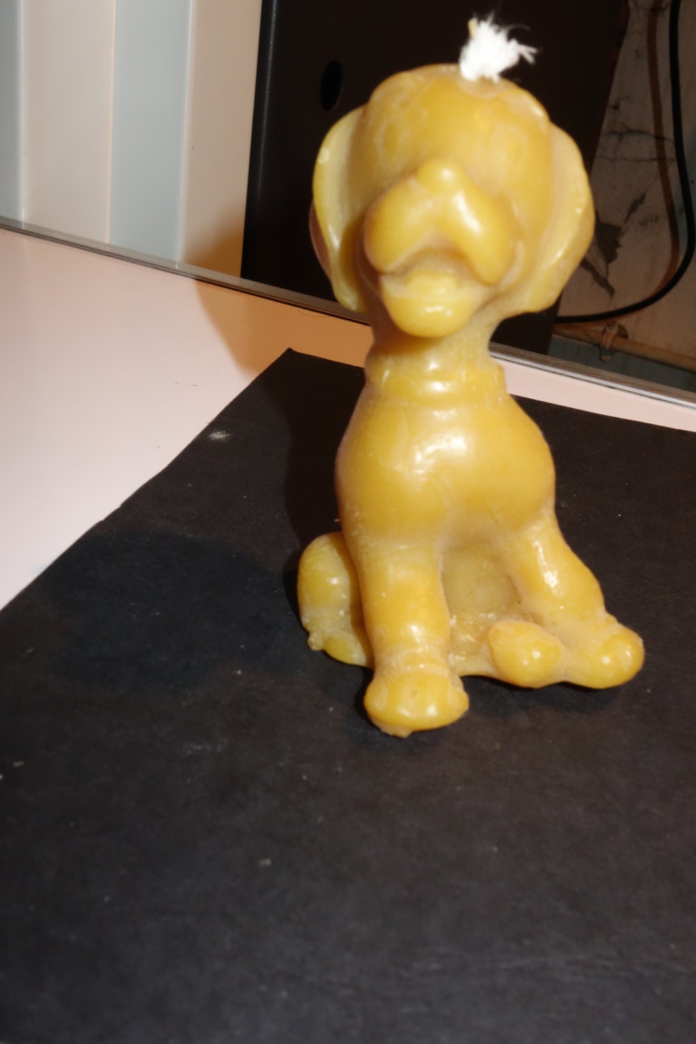 Bougie Chien en Cire d'abeille