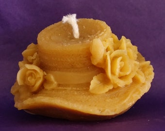 pure beeswax Hat candle