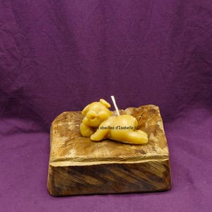 Pure beeswax pig candle