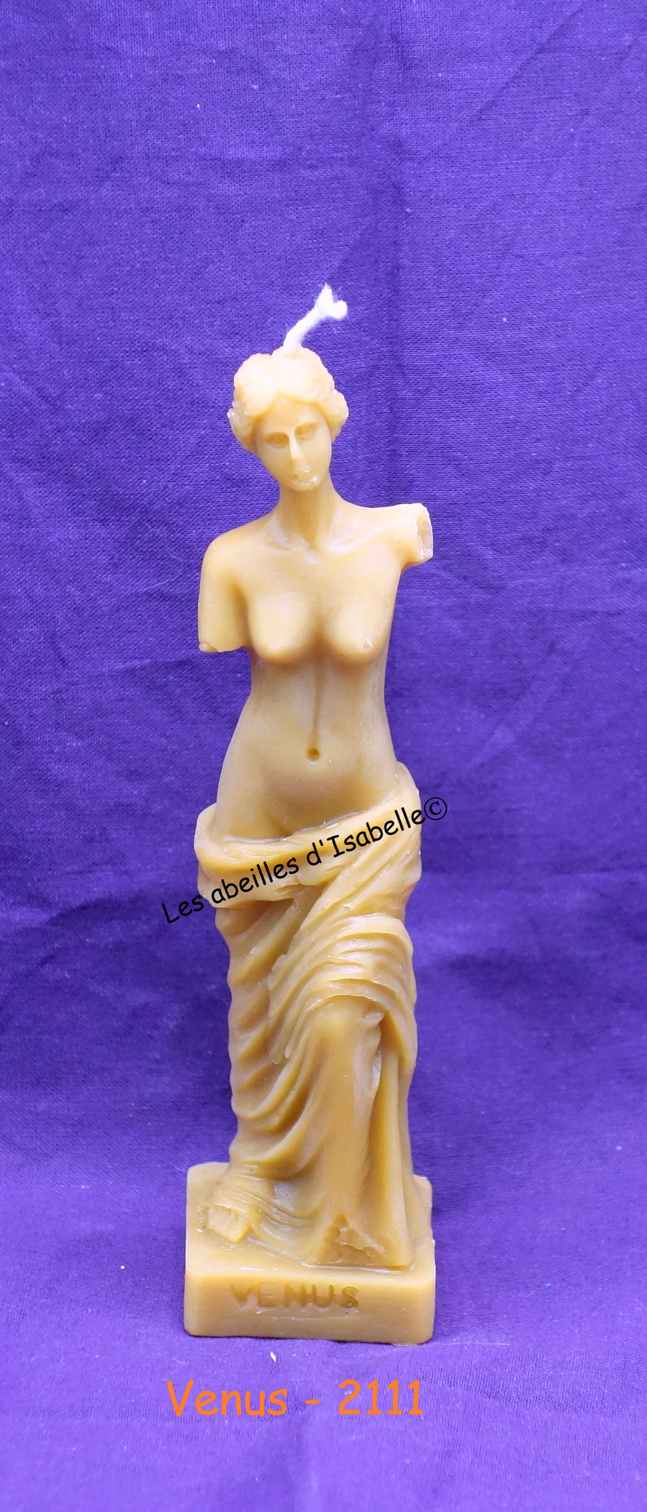 Bougie en Pure Cire d'abeille - Vénus