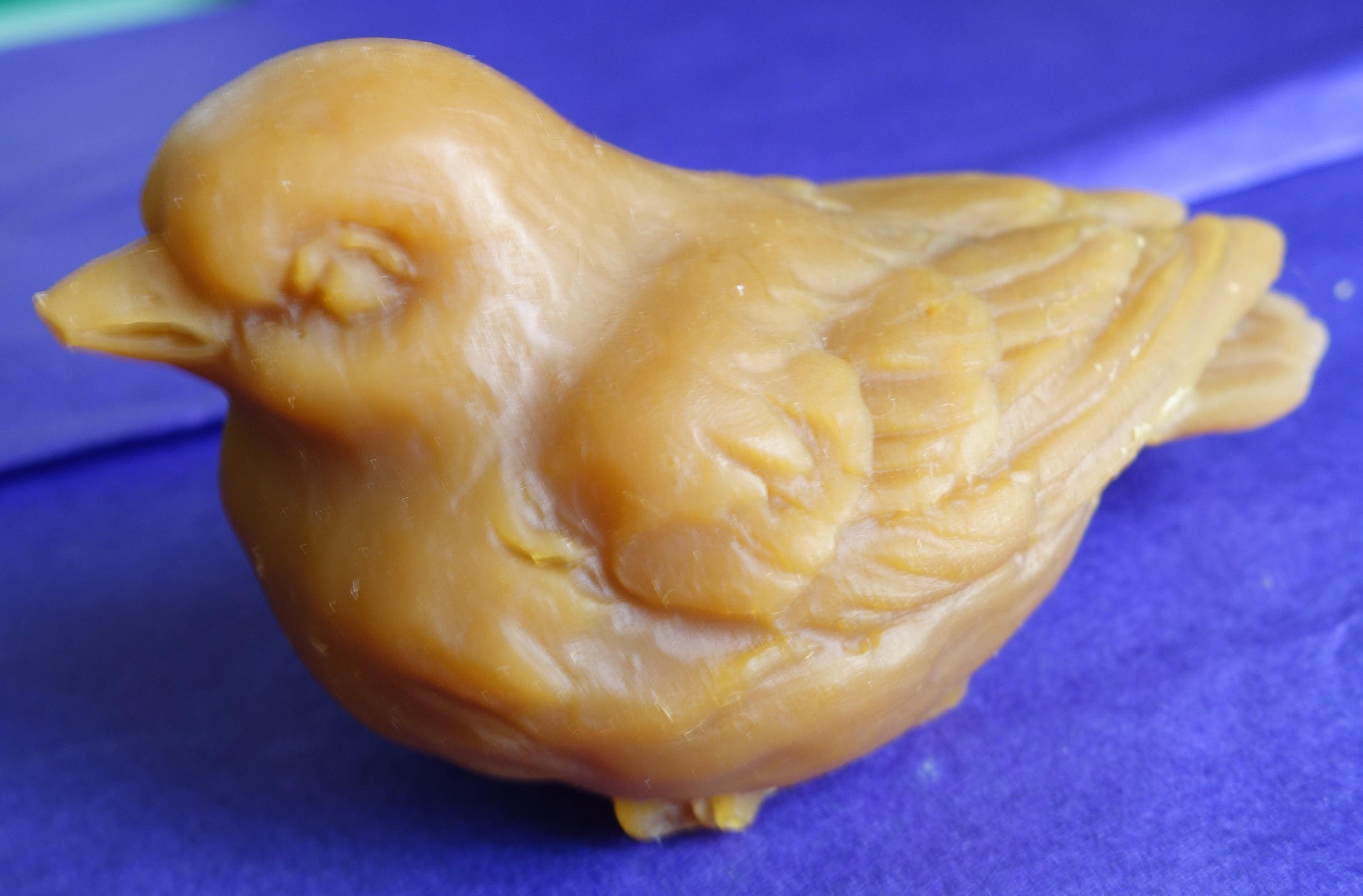 Bougie Oiseau en Cire d'abeille Naturelle