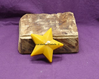 Pure beeswax candle "Star"