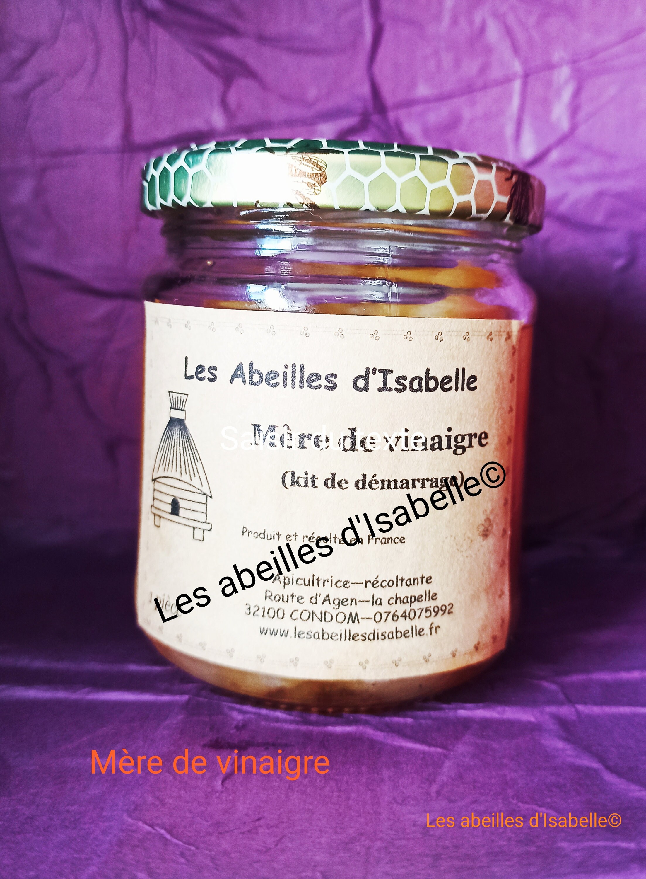 Mère de Vinaigre Miel - Kit Démarrage Vinaigre