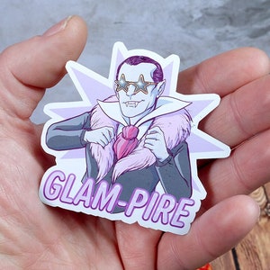 Glampire ステッカー: ヴァンパイア D&D アクセサリー、防水ビニール デカール