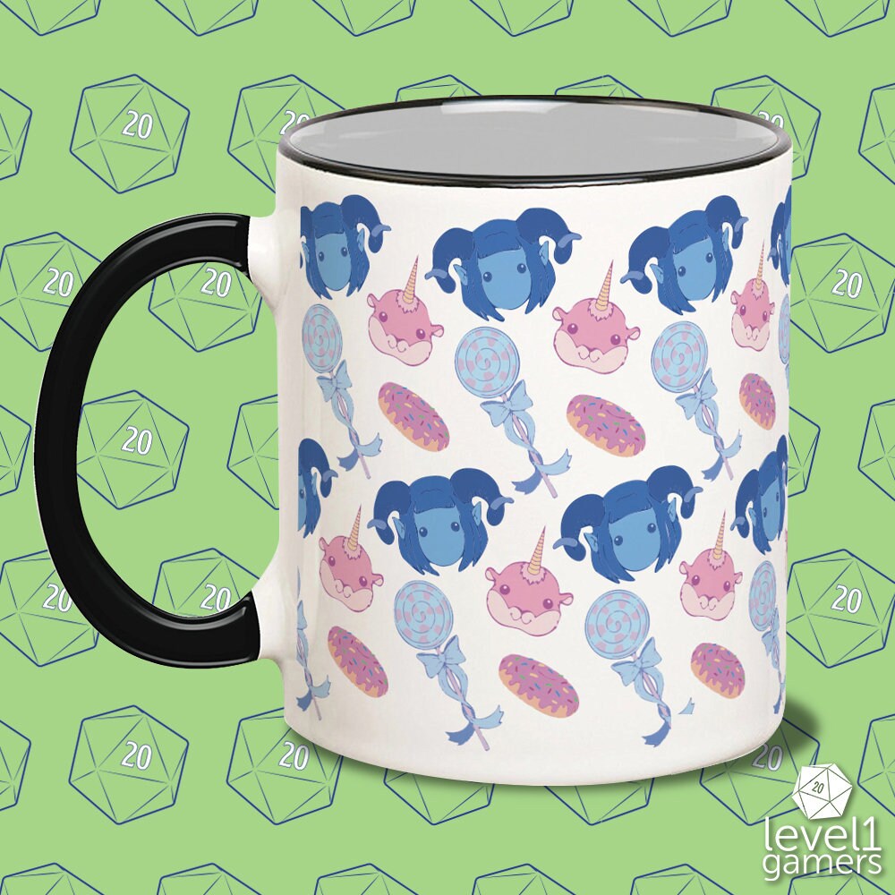 Jester Pattern Mug - Critical Role Fanart Mug, Jester Mug, Jester Fan…