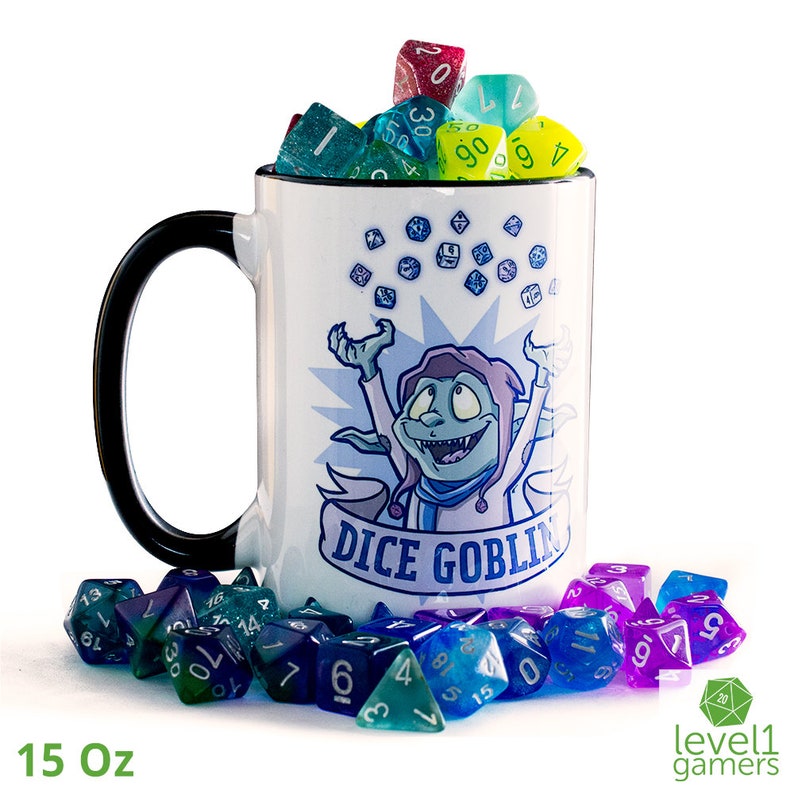 Dice Goblin Mug Dice Goblin Goblin Dice Dungeons and Etsy