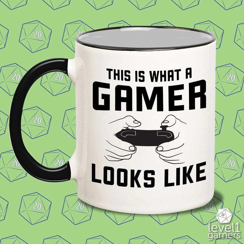 This Is What A Gamer Looks Like Mug Game Controller Mug Etsy