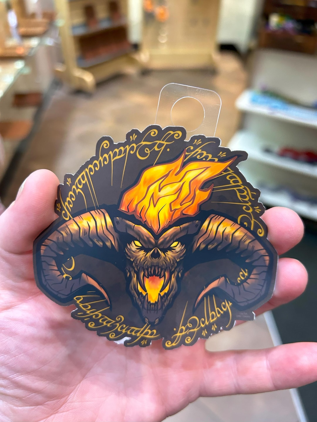 Balrog Vinyl Sticker | Lord of the Rings, D&D, Hand-drawn Art - Etsy