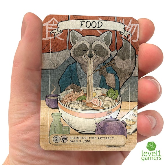 Food Token: MTG Proxy Art Metal Card - Etsy