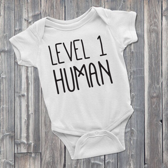 level 1 human onesie