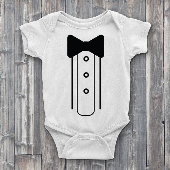 baby onesie with bow tie