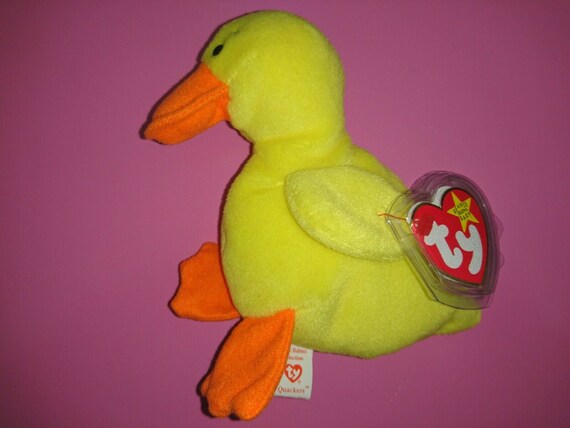 1993 quackers cheap beanie baby
