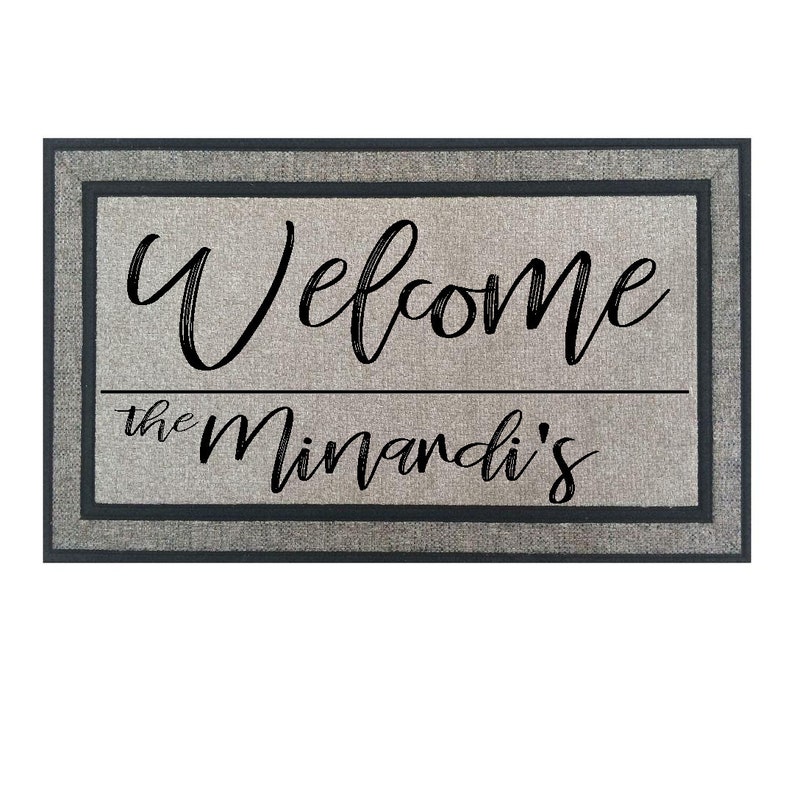Personalized Door Mat Custom Door Mat Heavy Duty Door Mat Etsy