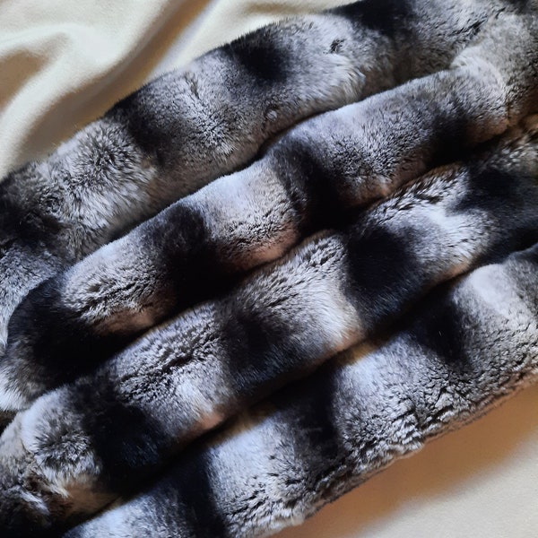 Black Grey Scarf - Etsy