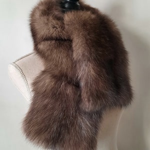 Sable Fur Cashmere Gentlemen Scarf Winter Accessories Fabulous Gift